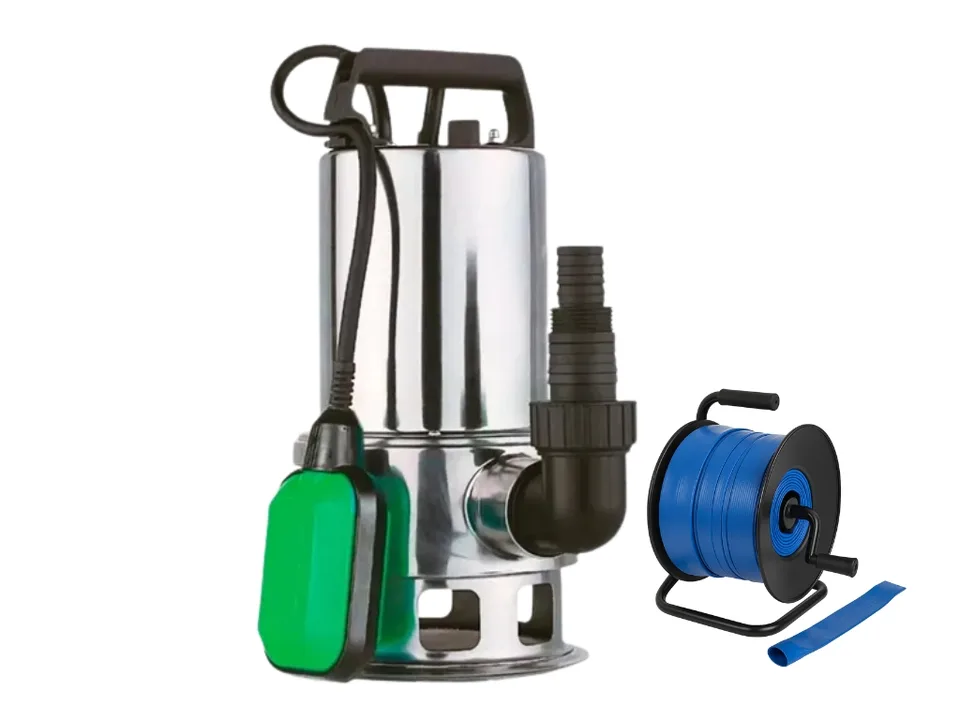 Bomba de Desagote 1HP con Manguera