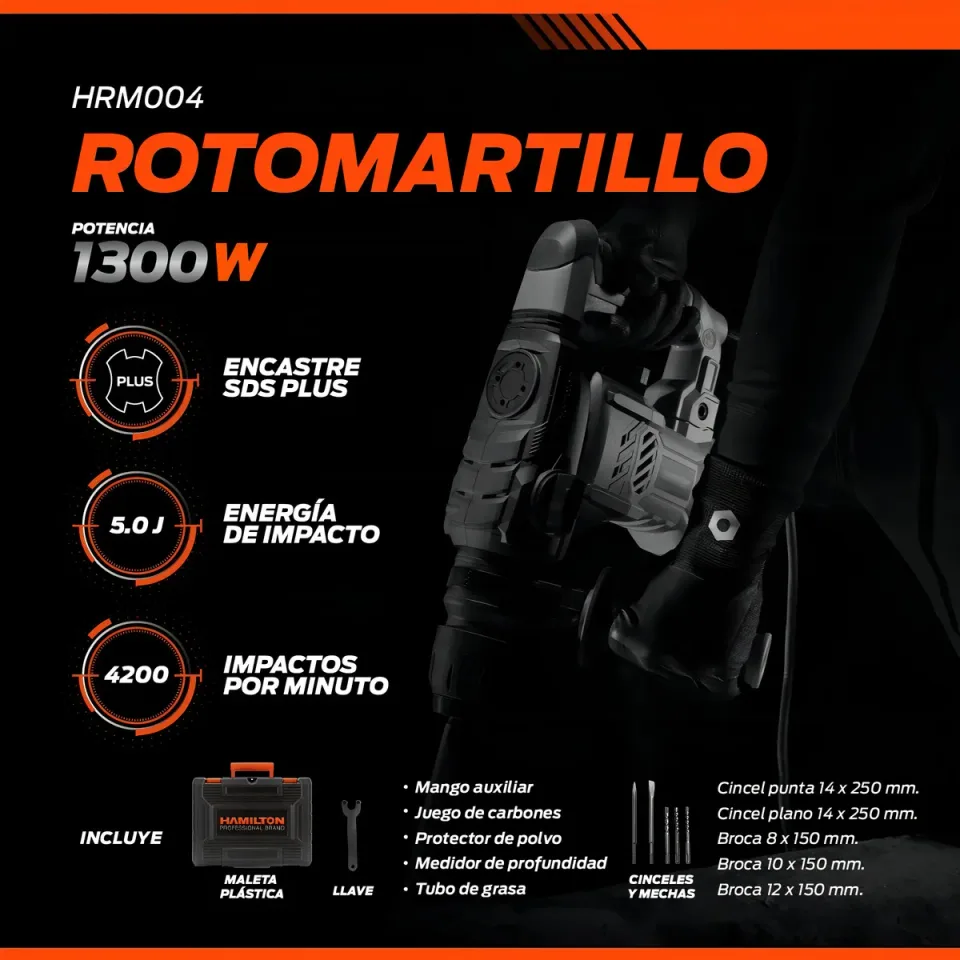 Martillo demoledor 5 Joules. miniatura 5