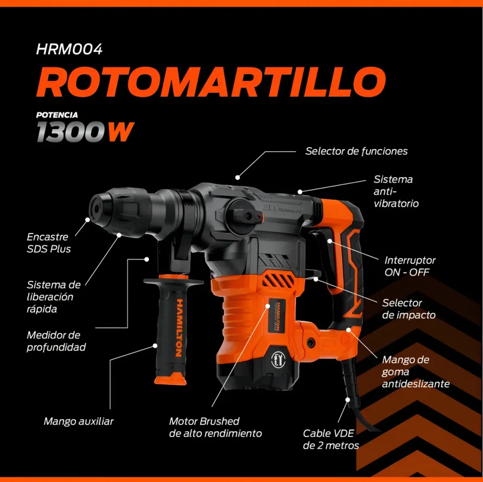 Martillo demoledor 5 Joules. miniatura 3