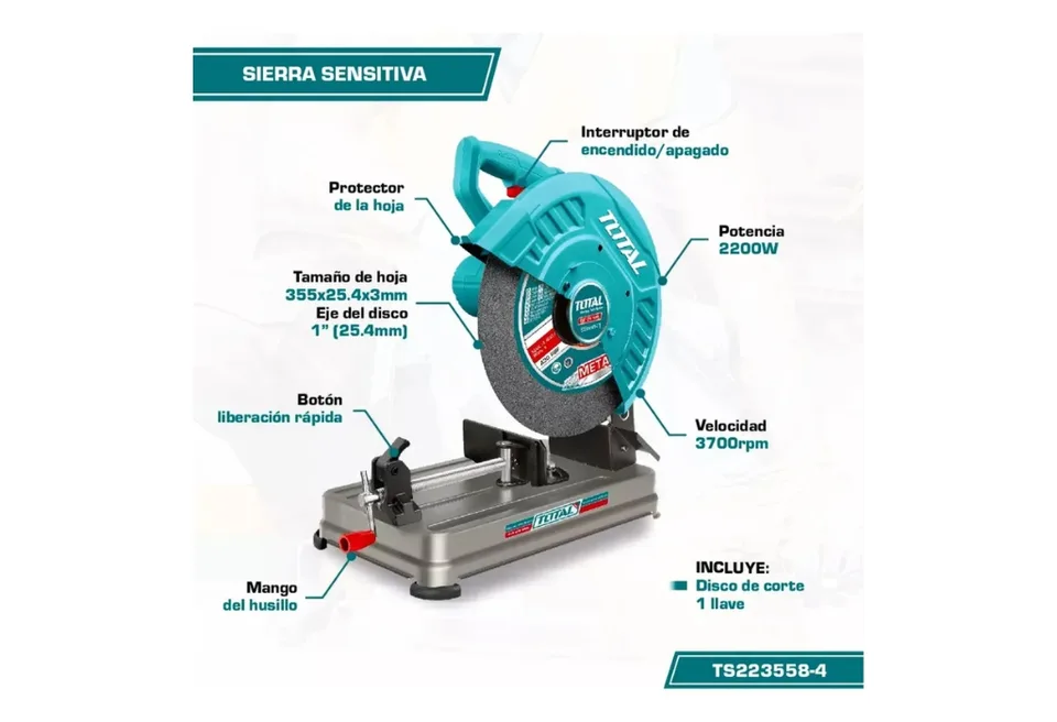 Sierra sensitiva 355mm miniatura 3