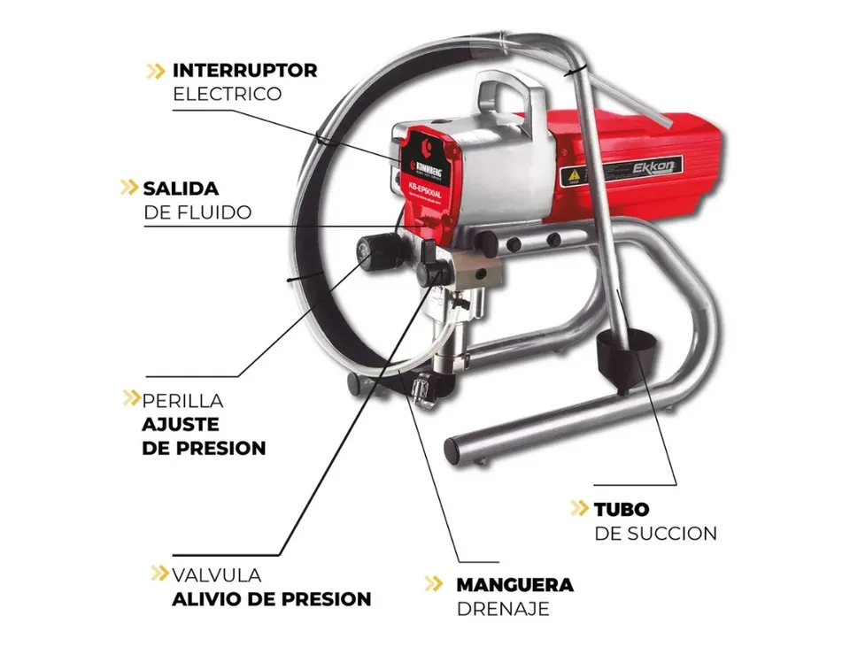 Maquina de pintar airless 900W miniatura 2