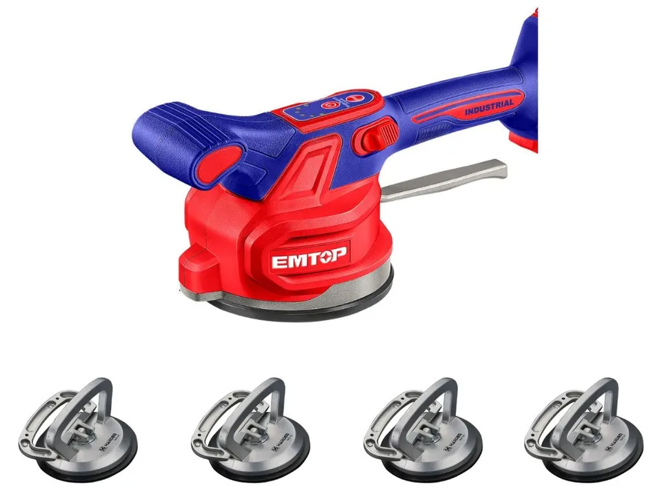 Combo ventosa vibradora + 4 ventosas de aluminio